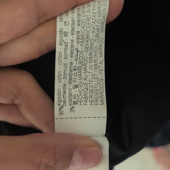 Zara Smocked Little Black Dress Puffer Sleeves Mermaid Fit Size Small - Picture 8 of 8